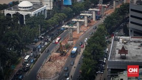 Polisi Sarankan Pembangunan LRT Dihentikan Selama Masa Mudik