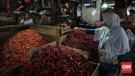 Harga Cabai Merah Makin 'Pedas' Jelang Akhir Bulan