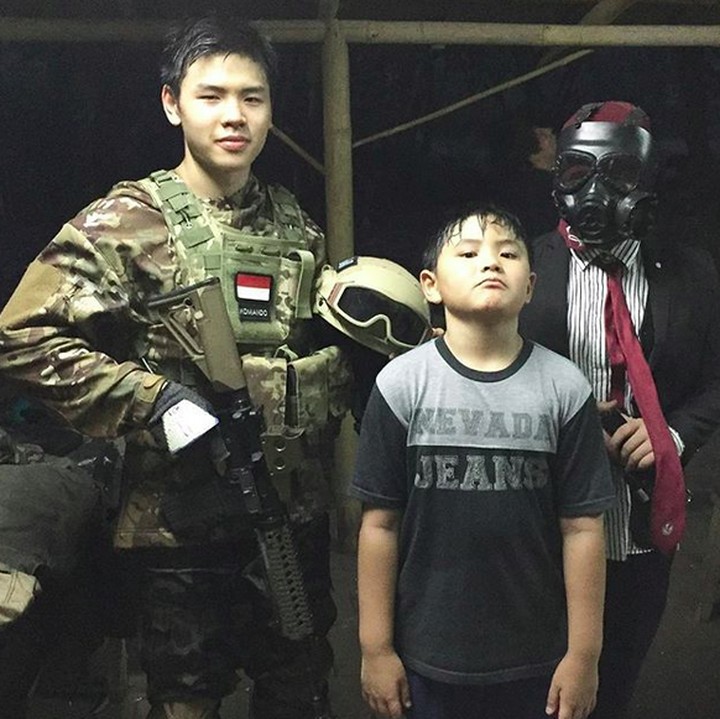 <p>Walau beda umurnya 8 tahun, Sean dan Daud rukun kan? (Foto: Instagram/ @nachoseann)</p>