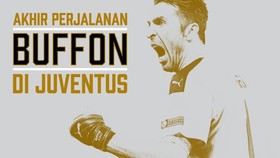INFOGRAFIS: Akhir Perjalanan Buffon di Juventus
