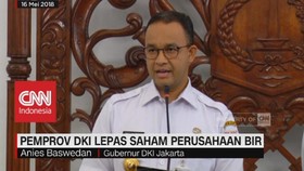 Akhirnya! Gubernur DKI Anies Lepas Saham Perusahaan Bir