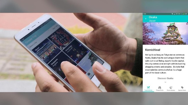 Chatbot Sofia yang dikembangkan oleh Microsoft dapat membantu wisatawan muslim mencari tempat makan halal saat berlibur ke luar negeri.