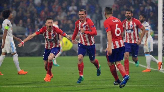 Atletico Madrid berhak menyandang gelar juara Liga Europa setelah berhasil mengalahkan Olympique Marseille 3-0 di Stadion Groupama, Rabu (16/5) waktu setempat.
