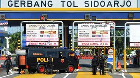 Pintu Keluar Tol Sidoarjo Ditutup 24 Jam