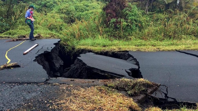 FOTO: Semburan Bahaya Lava Gunung Kilauea
