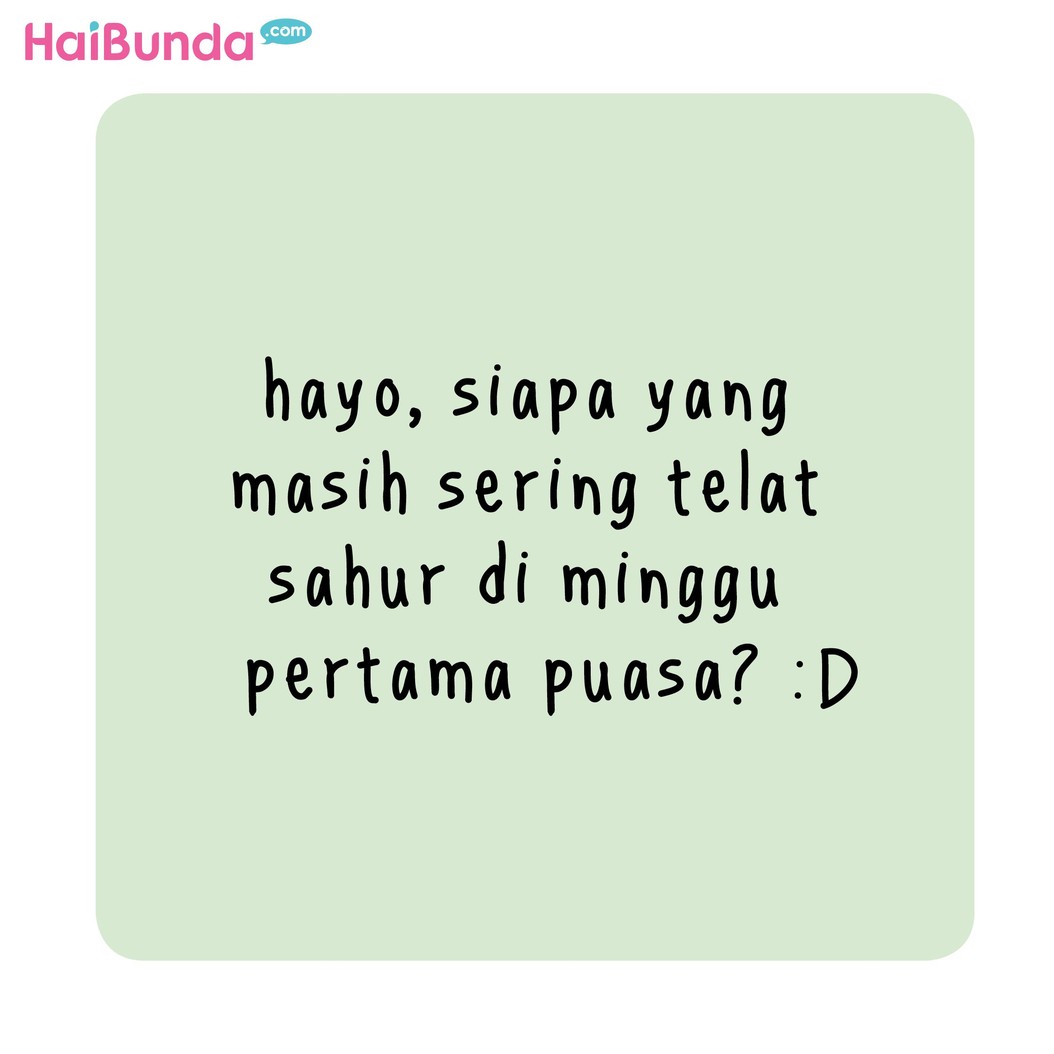 Cerita sahur di keluarga Bunda gimana? Sama nggak dengan cerita sahurnya keluarga bunda di komik ini?
