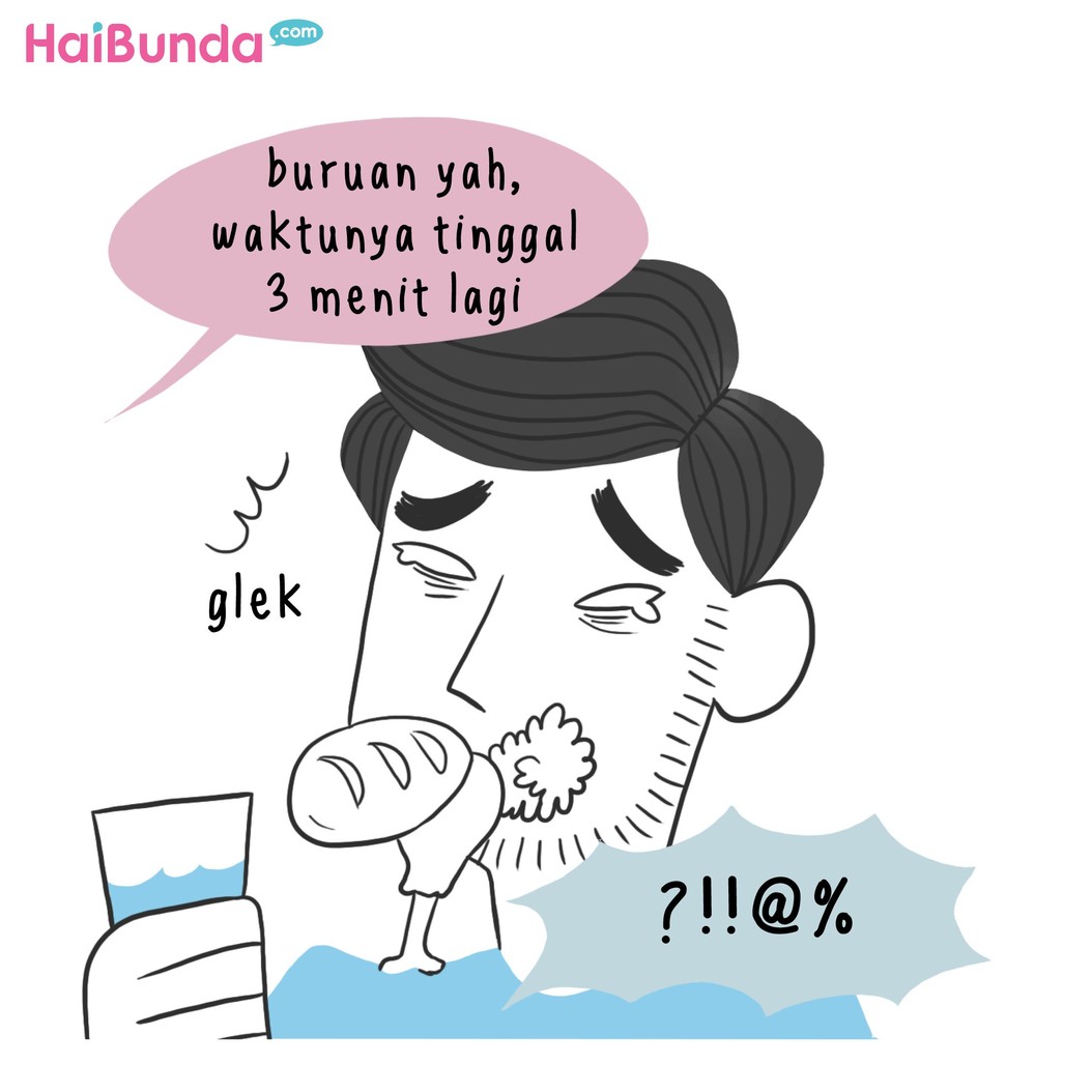 Cerita sahur di keluarga Bunda gimana? Sama nggak dengan cerita sahurnya keluarga bunda di komik ini?