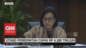 Wow! Utang Pemerintah Capai Rp.4.180 Triliun