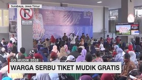 Warga Serbu Tiket Mudik Gratis