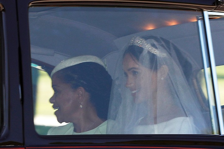 Meghan Markle with her mother Doria Ragland departs for her wedding to Britain's Prince Harry, in Taplow, Britain, May 19, 2018. REUTERS/Darren Staples