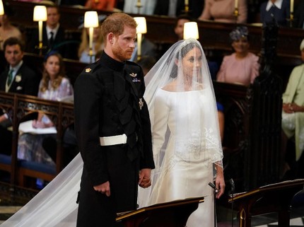 Intip Momen Manis Pernikahan Pangeran Harry dan Meghan Markle