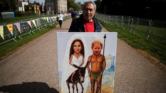 FOTO: Wajah Penanti Pernikahan Pangeran Harry-Meghan Markle
