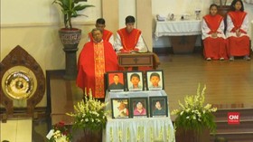 VIDEO: Misa Perdana Gereja di Surabaya Pascateror Bom
