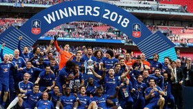 FOTO: Chelsea Berpesta di Wembley Usai Juara Piala FA