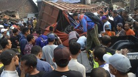 Kecelakaan Beruntun di Bumiayu, 4 Orang Meninggal