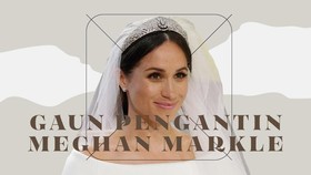 INFOGRAFIS: Detail Gaun Pernikahan Meghan Markle