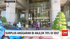 Surplus Anggaran BI Anjlok 70% di 2017