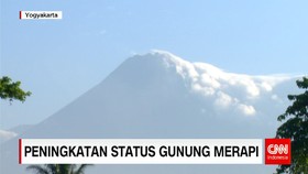 Meski Status Waspada, Gunung Merapi Terpantau Tenang