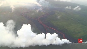 VIDEO: Warga Waspadai Awan Beracun Gunung Kilauea