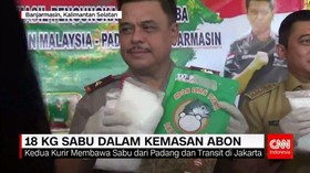 Kurir 18 Kg Sabu Diringkus di Bandara Syamsudin Noor
