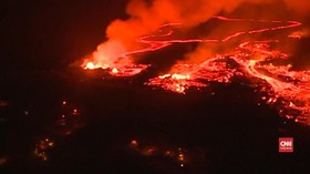 VIDEO: Tumpahan Lava Gunung Kilauea Ciptakan Awan Asam