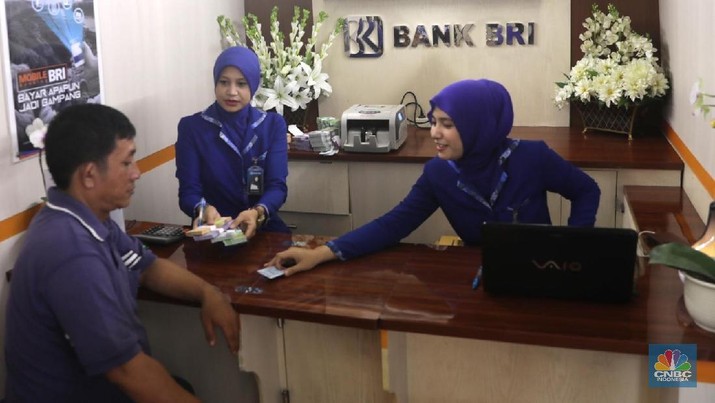 Bank BRI di IRTI Monas, Rabu (23/5/2018). (CNBC Indonesia/Muhammad Sabki)