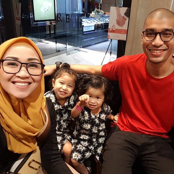 <p>The Adham's, begitu sebutan keluarga kecil Alya dan Kiya, Bun. (Foto: Instagram @hada9)  </p>