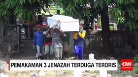 Pemakaman Tiga Jenazah Terduga Teroris