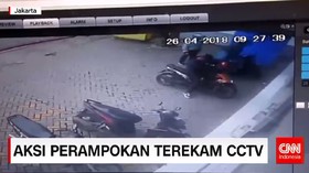 Aksi Perampokan Terekam CCTV
