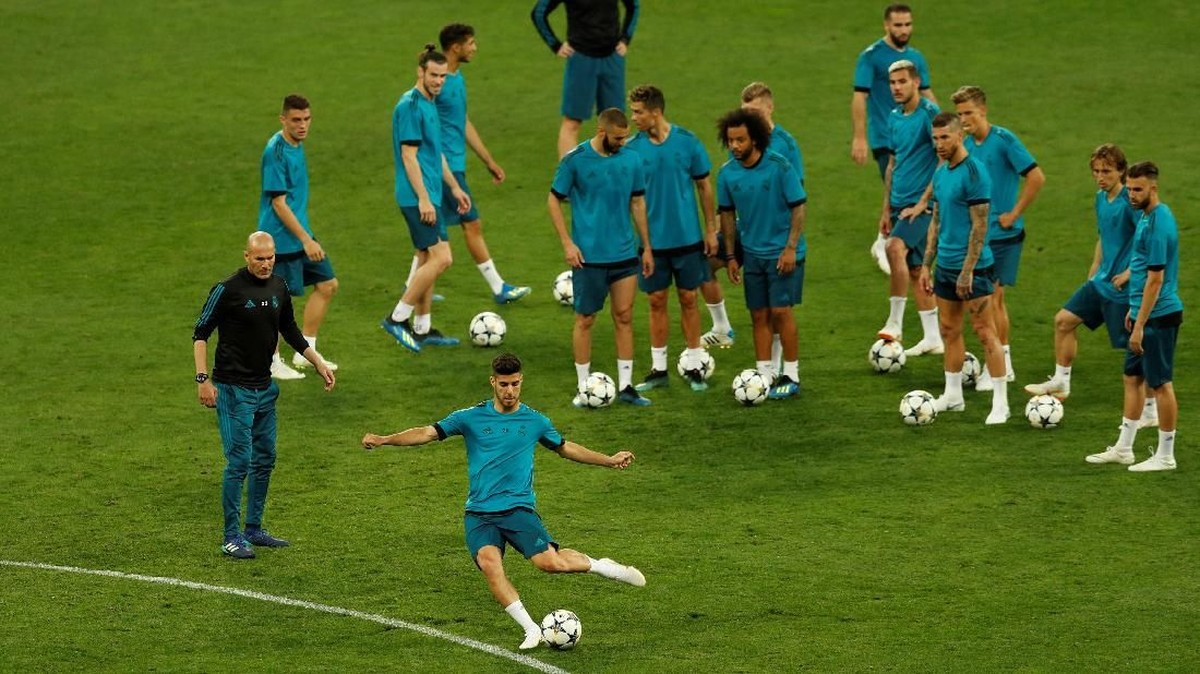 FOTO: Latihan Terakhir Jelang Final Liga Champions 2018