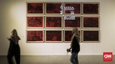 FOTO: Refleksi 20 Tahun Reformasi dalam Seni Seniman Hafiz Rancajale mengamati kondisi sekitar selama 20 tahun usai reformasi, dan menuangkannya dalam pemikiran seni untuk pameran 'Social Organism.'
