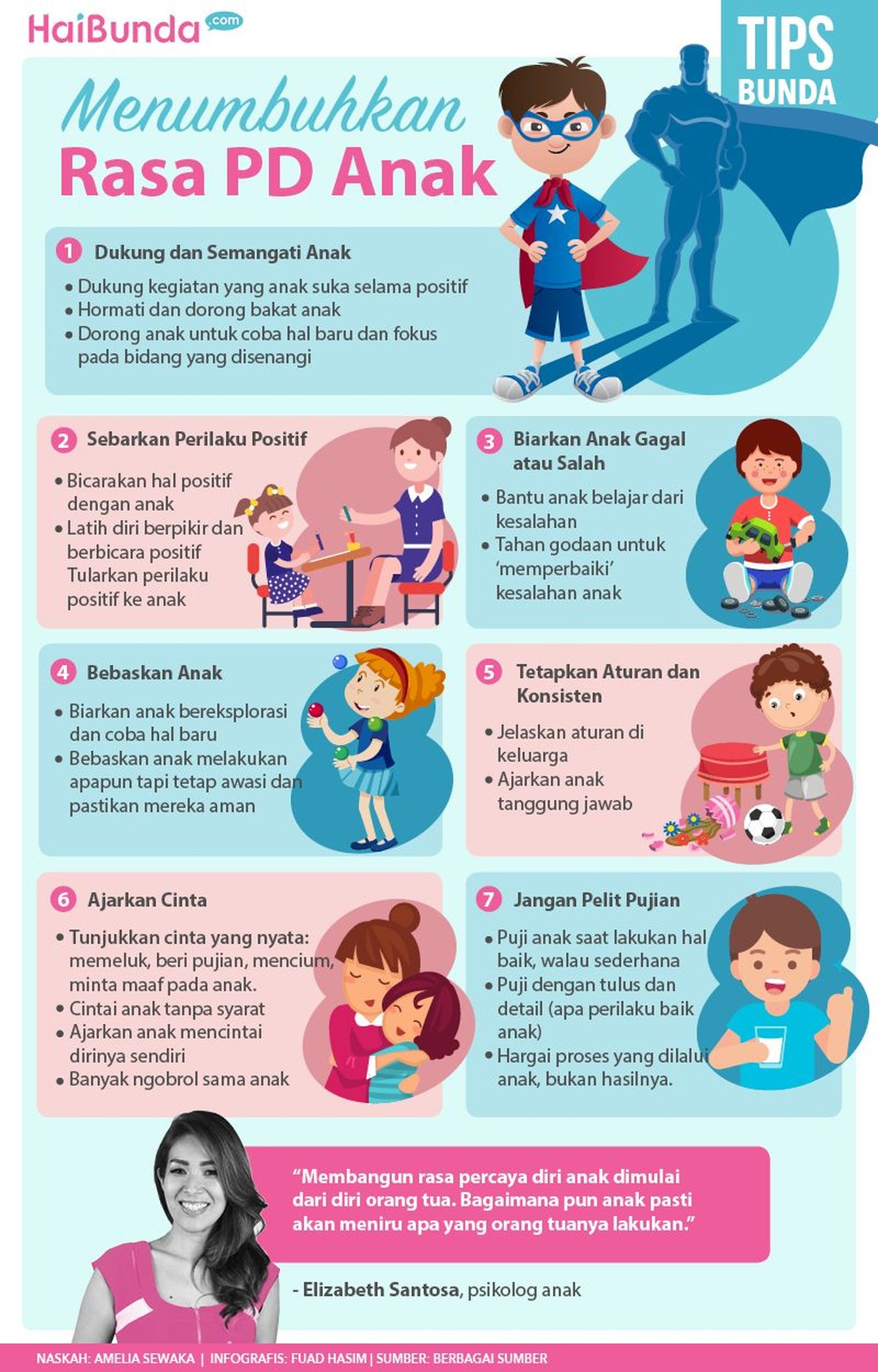 Ingin si Kecil Jadi Anak yang Percaya Diri? Lakukan Ini Yuk, Bun Agar si kecil jadi anak yang pede alias percaya diri, ada beberapa hal yang bisa Bunda lakukan lho. Yuk simak di infografis berikut ini.
