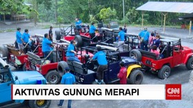 Wisatawan di Sekitar Gunung Merapi