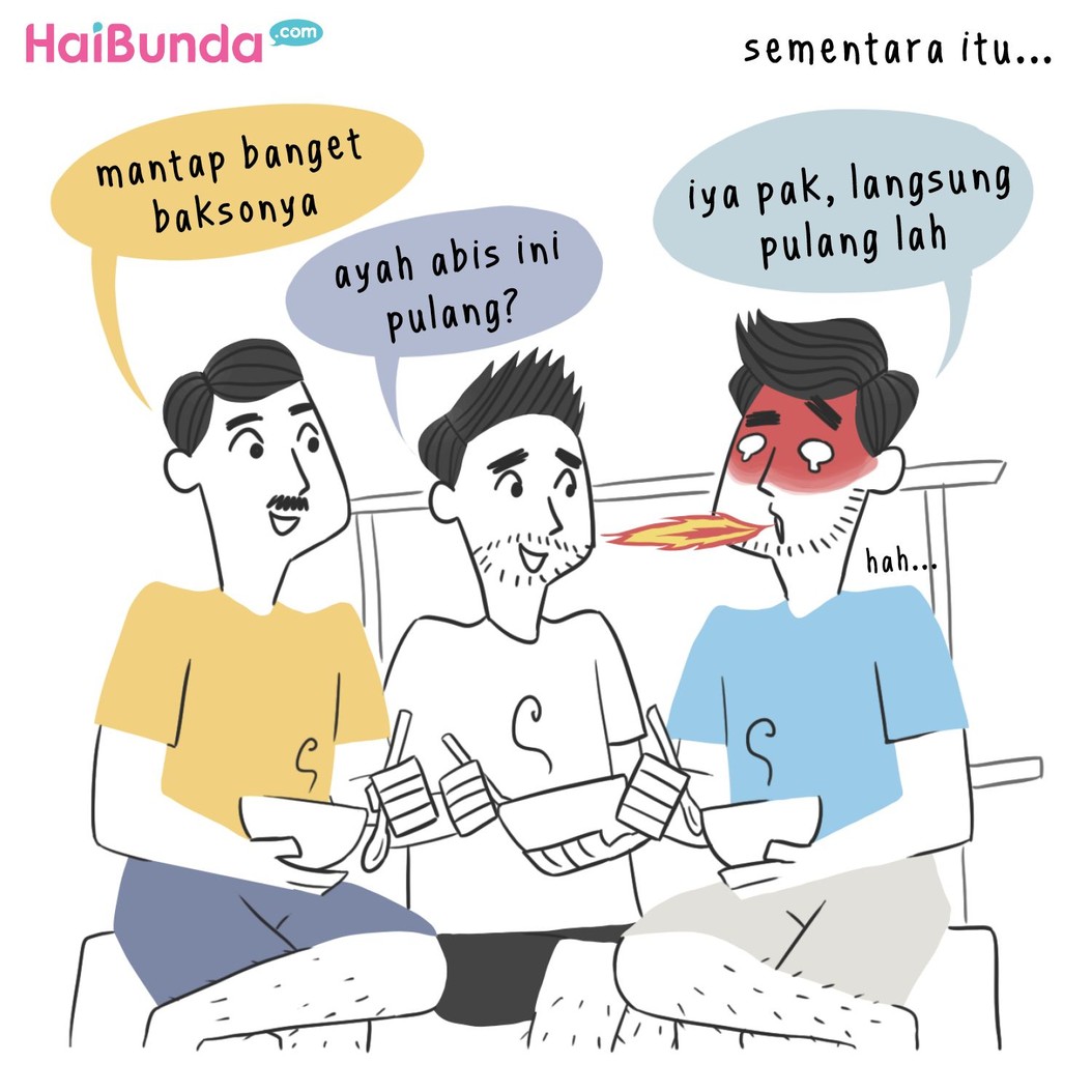 Kakak tidur di masjid jadi cerita salat tarawih keluarga bunda di komik ini. Kalau cerita salat tarawih di keluarga Bunda gimana? Share yuk di kolom komentar.