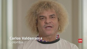 VIDEO: Kesan Valderrama pada Brasil di Piala Dunia 1970