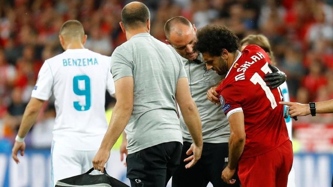 Mohamed Salah dikabarkan tidak bisa memperkuat timnas Mesir di Piala Dunia 2018 setelah mengalami cedera dislokasi bahu pada final Liga Champions 2018.