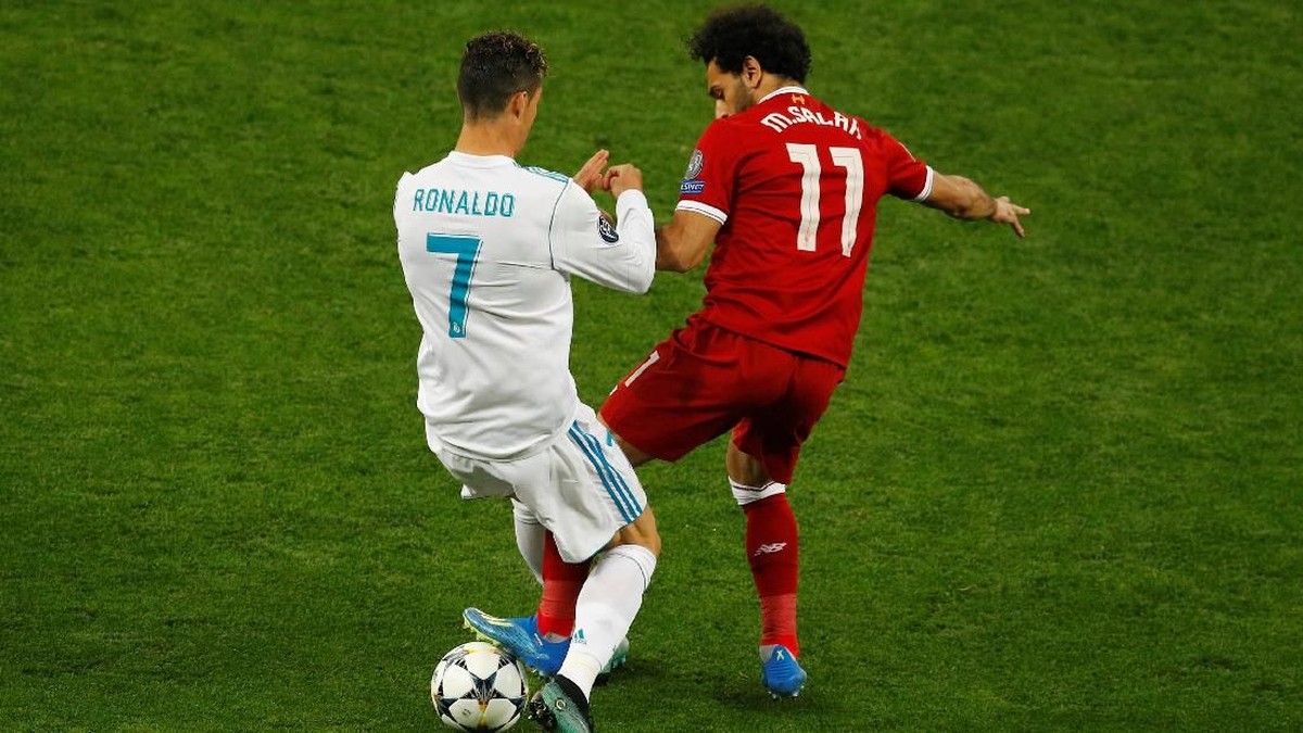 FOTO: Akhir Tragis Mohamed Salah di Final Liga Champions 2018