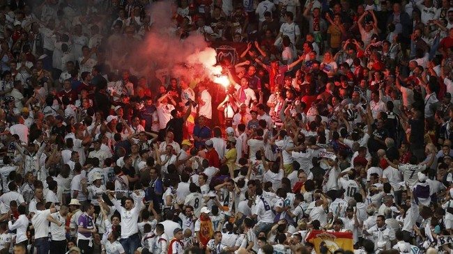 FOTO: Real Madrid Juara Liga Champions Tiga Kali Beruntun