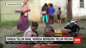 Harga Naik, Warga Berburu Telur Pecah ke Peternak