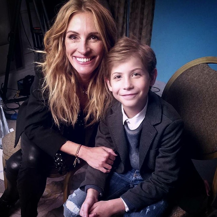 <p>Ini Jacob dengan salah satu lawan mainnya yang berperan sebagai sang ibu di film 'Wonder'. (Foto: Instagram/jacobtremblay)</p>