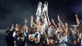 FOTO: Pesta Real Madrid Juara Liga Champions 2018