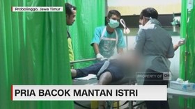 Cemburu, Pria Bacok Mantan Istri dan Suami