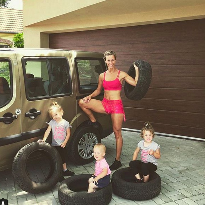 <p> Bunda bernama Juka Csikos ini hobi olahraga. Nggak heran si kecil jadi tertarik sama bidang olahraga deh. (Foto: Instagram/ @active_mum_life)  </p>