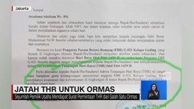 Jatah THR untuk Ormas