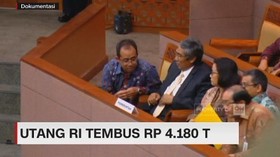 Utang RI Tembus Rp 4.180 Triliun