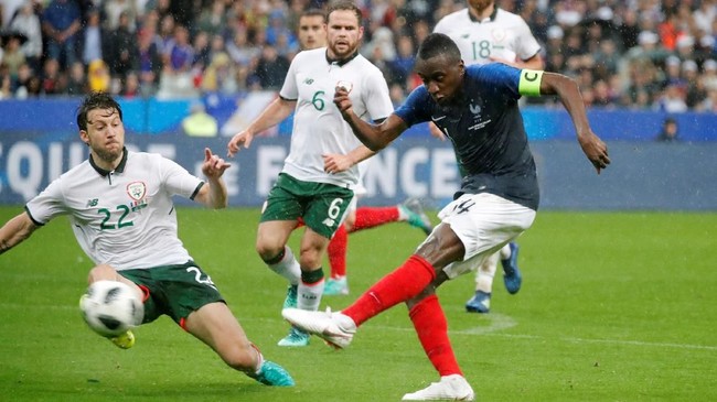 FOTO: Pemain Pelapis Timnas Prancis Menang 2-0