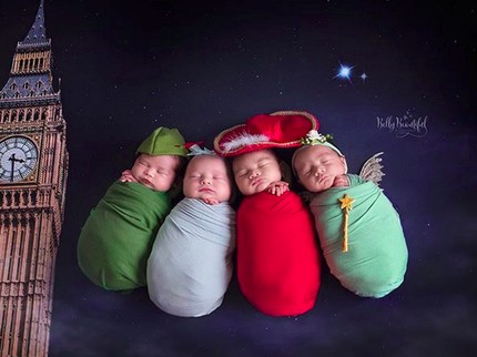 Imut Maksimal! Saat Bayi Baru Lahir Jadi Tokoh 'Peter Pan'