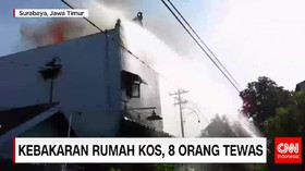Kebakaran Rumah Kos, 8 Orang Tewas