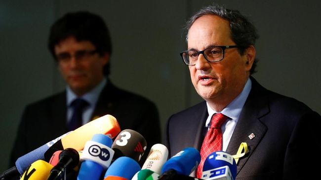Dilantik, Pemimpin Catalonia Serukan Kemerdekaan dari Spanyol