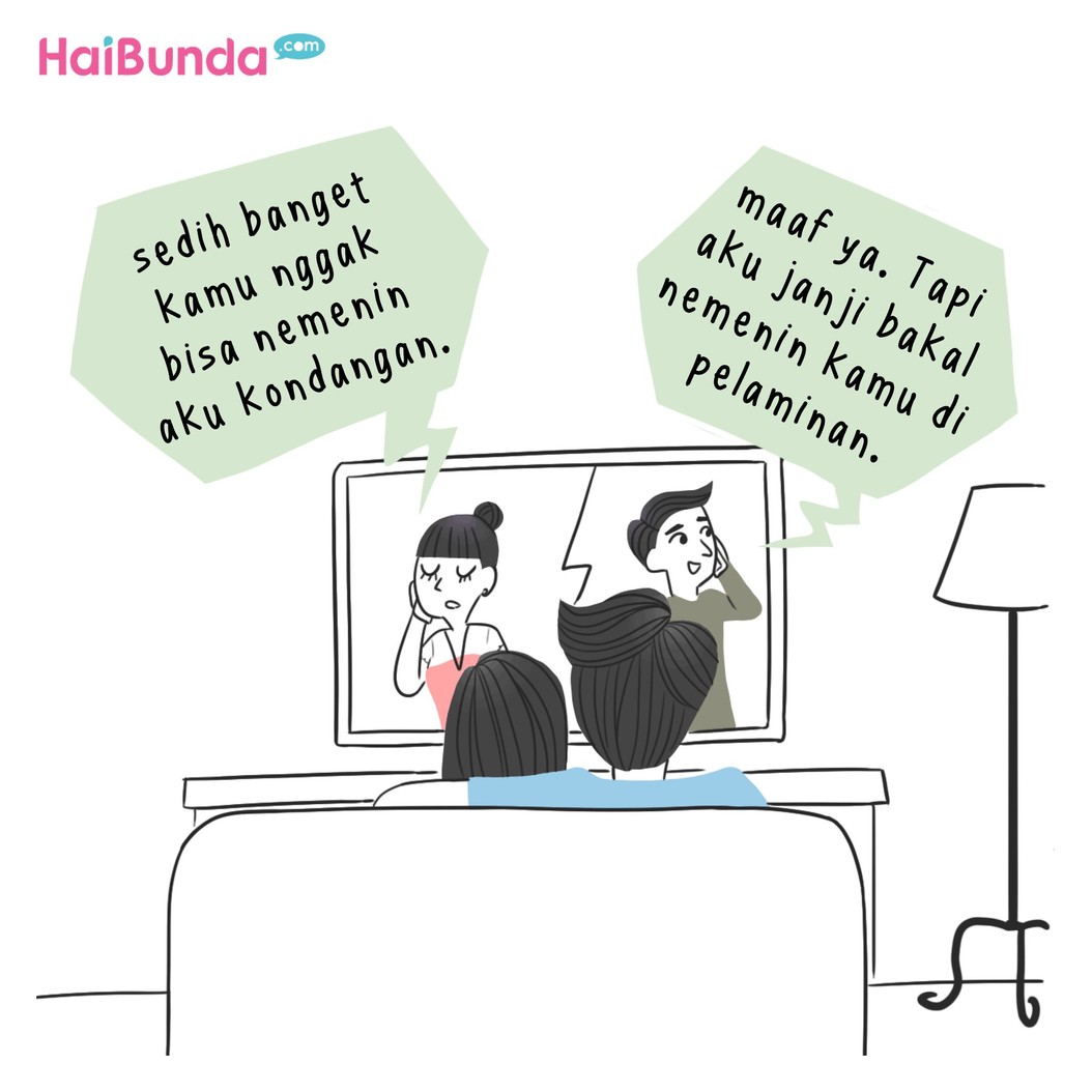Kayak gini gombalan masa pacaran bunda di komik ini. Kalau gombalan ala Bunda dan Ayah di masa PDKT atau pacaran kayak gimana? Bagiin ceritanya yuk, Bun.